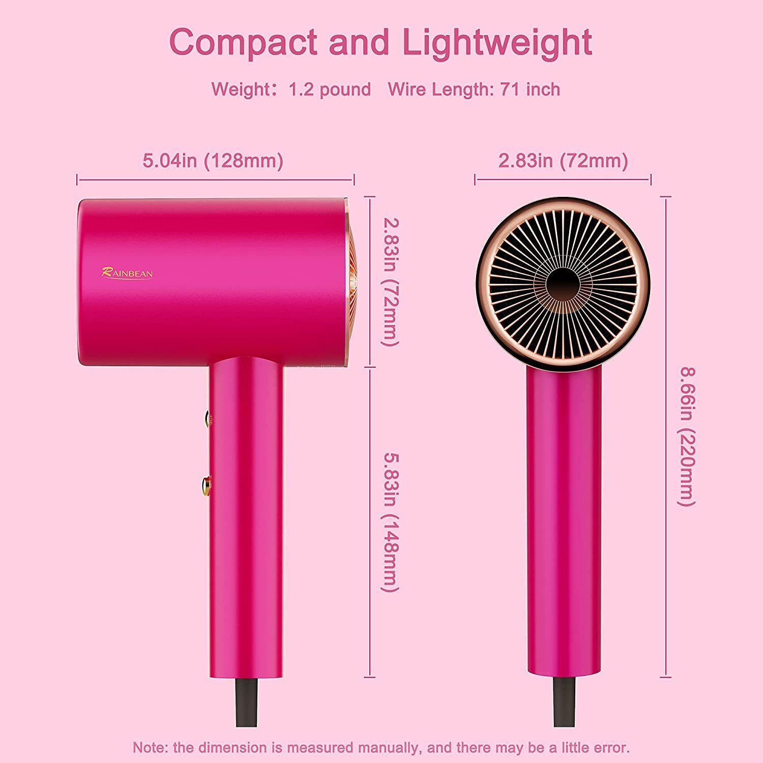Ionic Hair Dryer: Powerful & Quiet