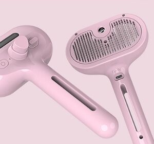 Pet Comb Self Cleaning Pets Hair Remover Brush For Dogs Grooming Tools Dematting Comb Built-in Mist Humidifier Pet Products