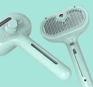 Pet Comb Self Cleaning Pets Hair Remover Brush For Dogs Grooming Tools Dematting Comb Built-in Mist Humidifier Pet Products
