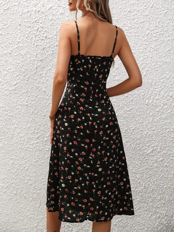 New Polka Dot Print Summer Dress For Womens