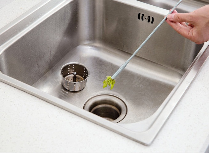 60CM Sewer Dredger Spring Pipe Cleaner | Household Hair Cleaner Drain Clog Remover