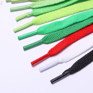 Purple Polyester Strip Shoelaces: Vibrant Style