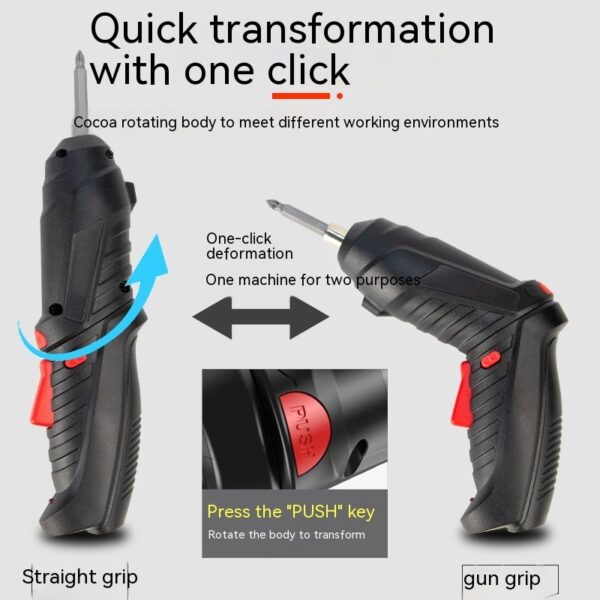 47-in-1 Cordless Electric Screwdriver Set