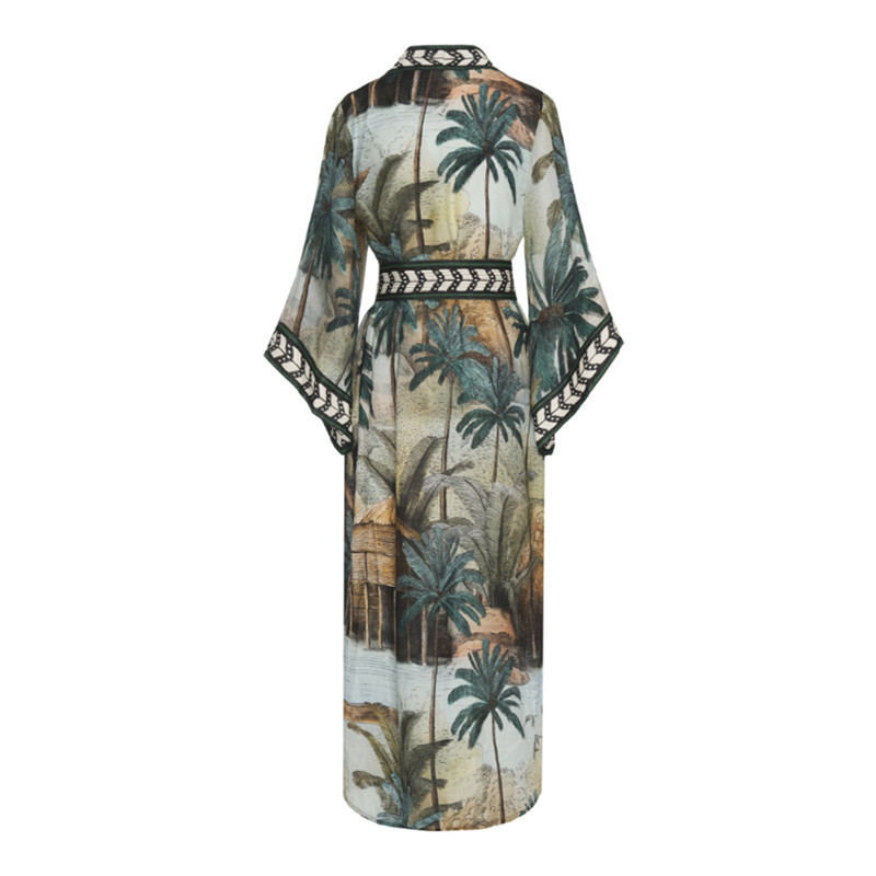 Women's Sexy Long Kimono Cover-Up: Beach Fashion