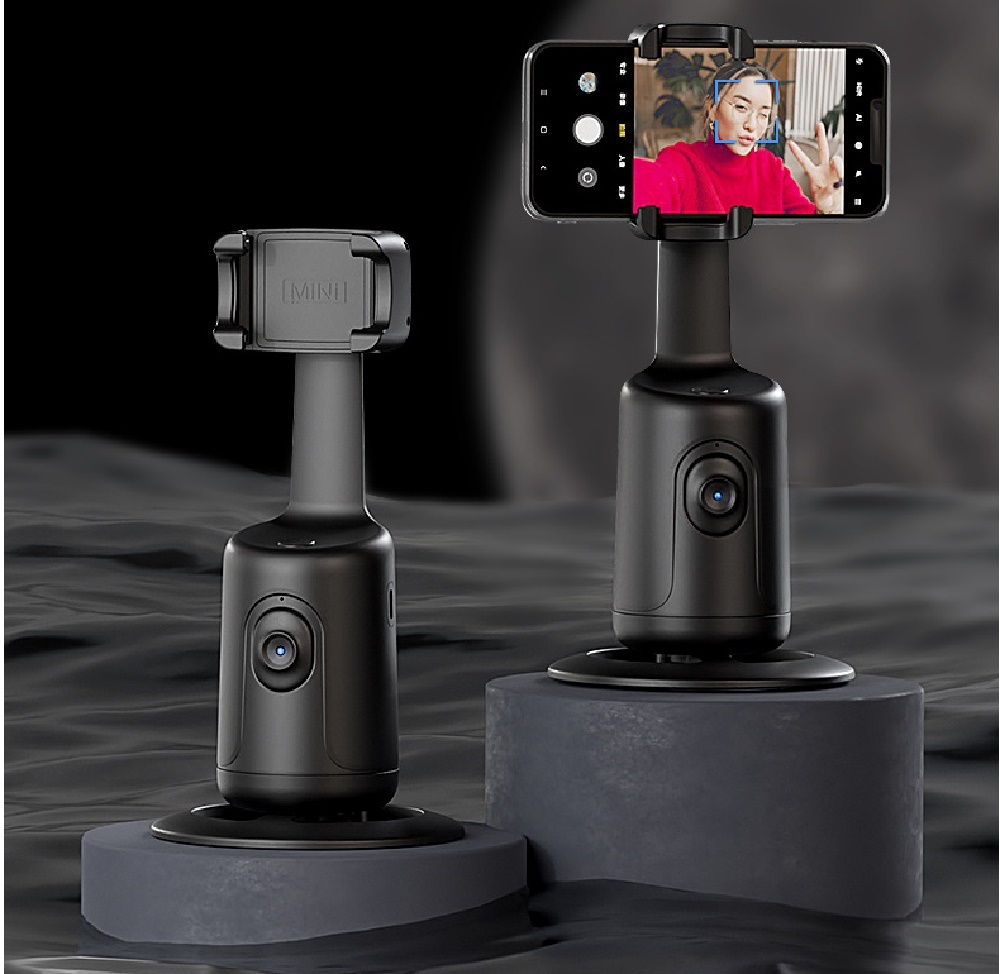 360 Auto Face Tracking AI Gimbal with Live Stabilizer Tripod