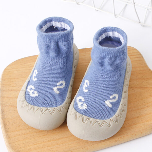 Cute Grip-Soled Toddler Sock Shoes