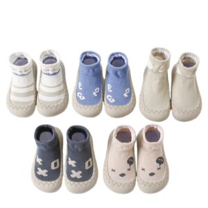 Cute Grip-Soled Toddler Sock Shoes