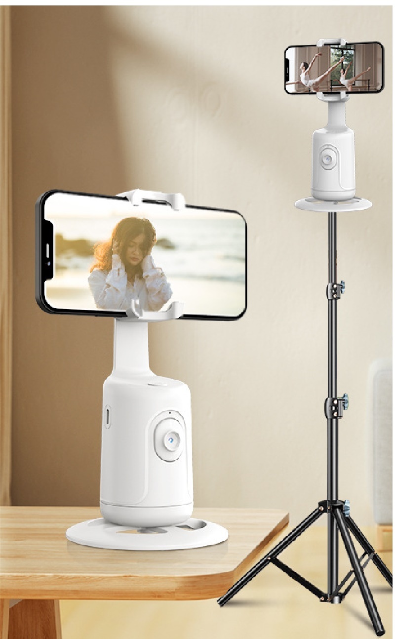 360 Auto Face Tracking AI Gimbal with Live Stabilizer Tripod