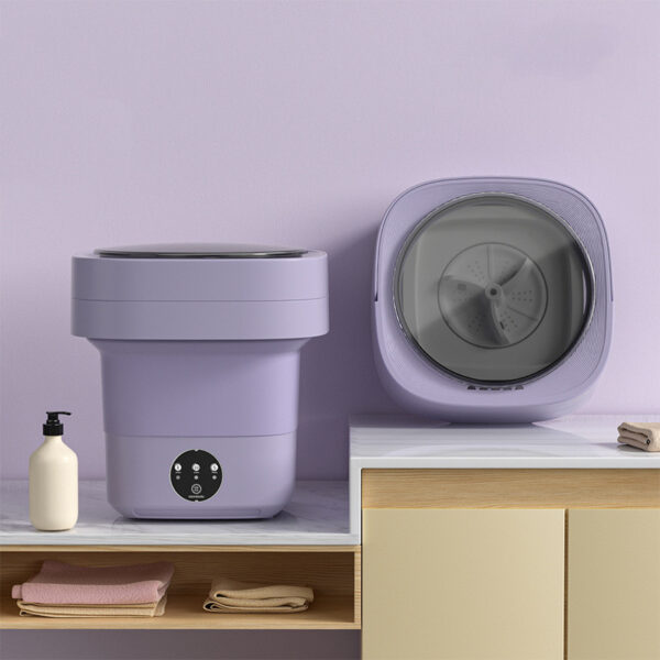 Portable Mini Washing Machine: Foldable & Spacious