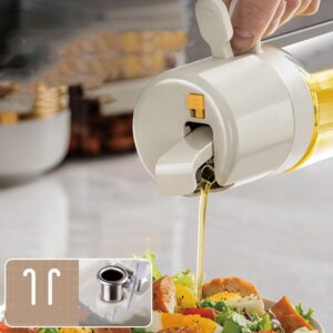 2-in-1 Oil Sprayer bottle: Versatile Dispenser