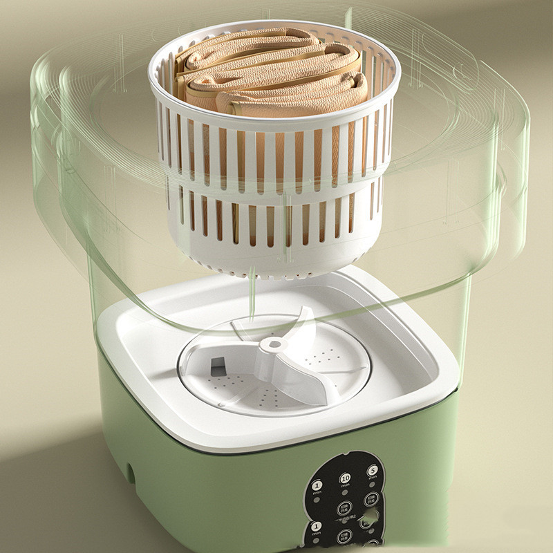 Portable Mini Washing Machine: Foldable & Spacious
