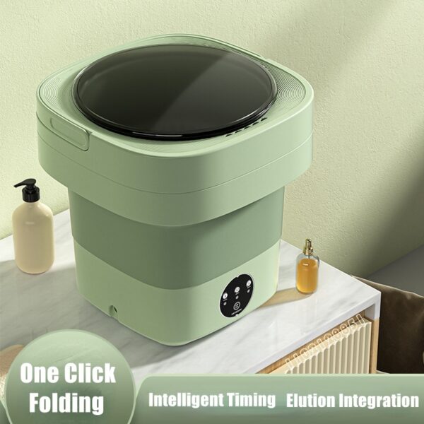 Portable Mini Washing Machine: Foldable & Spacious